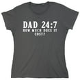 thumbnail image 1 of Dad How Much Does It Cost Sarcastic Humor Novelty Funny Women's Casual Tees, 1 of 3