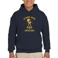 thumbnail image 1 of Dad Is Grilling Stand Back Hoodie Men -GoatDeals Designs, Male x-Large, 1 of 4