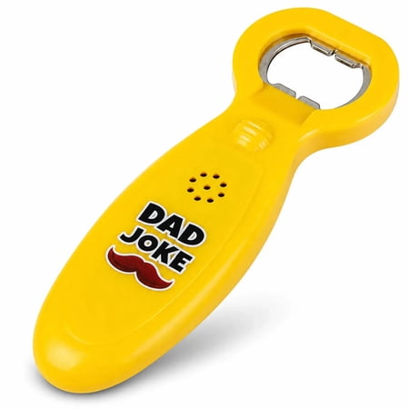 Dad Joke Bottle Opener | Funny Dad Jokes Gift for Dad | Fathers Day Gifts, Dad Birthday Gift from Daughter Son | Gag Gifts for Men, White Elephant Gifts for Adults