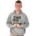 thumbnail image 1 of Dad Joke Loading Corny Father Humor Hoodie Hooded Sweatshirt Men Brisco Brands X, 1 of 2