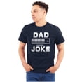 thumbnail image 1 of Dad Joke Loading Corny Father Humor Men's Big & Tall Crewneck Graphic Tee Brisco Brands 3X, 1 of 5