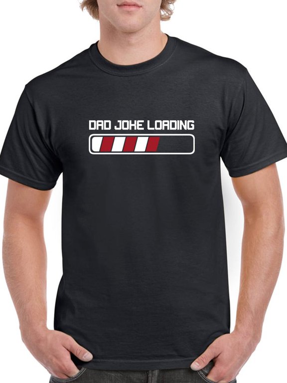 Dad Joke Loading Men T-Shirt, Male Small