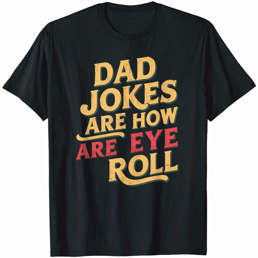 Dad Jokes Are How Eye Roll Funny Dad Gift, Daddy