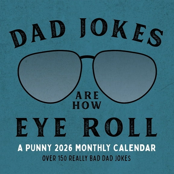 Dad Jokes Calendar 2026 | Funny Humor Wall Calendar | 12" x 24" | Marble City Press