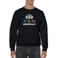thumbnail image 1 of Dad Jokes Design Sweatshirt Men -GoatDeals Designs, Male x-Large, 1 of 4
