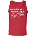 thumbnail image 1 of Dad Jokes? More Like Rad Jokes Adult Tank Top, 1 of 3