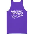 thumbnail image 1 of Dad Jokes? More Like Rad Jokes Neon Tank Top, 1 of 1