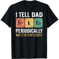 thumbnail image 1 of Dad Jokes Periodically" Element T-Shirt, Classic Fit, Short Sleeve, Black, Adult, 1 of 4