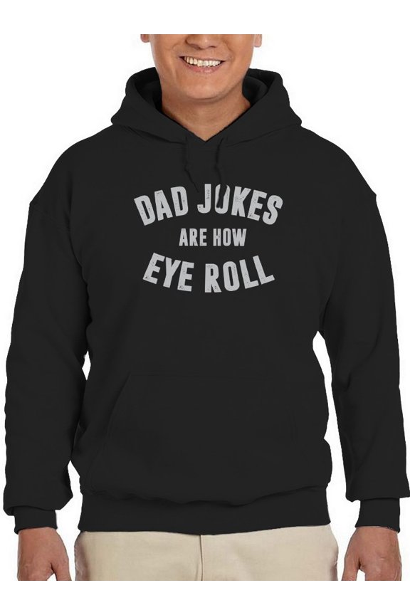 Dad Jokes Quote Hoodie Men -GoatDeals Designs, Male Medium