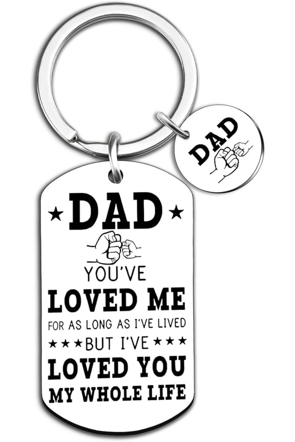 Dad Keychain From Daughter Son Best Dad Keychain Gifts For Men Dads Stuff For Dads For Christmas Cool Birthday Gift Stepdad Bonus Father Valentine's Day Present