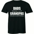 thumbnail image 1 of Dad Knows A Lot Grandpa Everything Greatest Father Day Men's Gift T-Shirt, 1 of 4