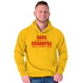 thumbnail image 1 of Dad Knows A lot Grandpa Everything Hoodie Hooded Sweatshirt Men Brisco Brands 3X, 1 of 6