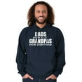 thumbnail image 1 of Dad Knows A lot Grandpa Everything Hoodie Hooded Sweatshirt Men Brisco Brands X, 1 of 6