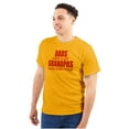 thumbnail image 1 of Dad Knows A lot Grandpa Everything Men's Big & Tall Crewneck Graphic Tee Brisco Brands 2X, 1 of 5