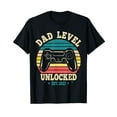 thumbnail image 1 of Dad Level Unlocked Est. 2023 New Daddy I Leveled Up To Dad T-Shirt, 1 of 5