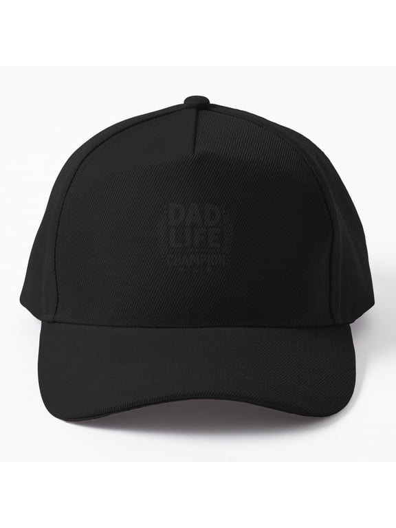 Dad Life Champion Baseball Cap, Fatherhood Achievement Statement Design, Classic Everyday Hat