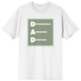 thumbnail image 1 of Dad Life Is The Rad Life DAD Dependable Awesome Devoted Crew Neck Short Sleeve Men's White T-shirt
-Medium, 1 of 4