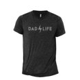 thumbnail image 1 of Dad Life Men's Modern Fit Fun Casual T-Shirt Printed Graphic Tee Charcoal Grey 2X-Large, 1 of 3