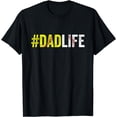 thumbnail image 1 of Dad Life Softball Daddy Baseball Sports Lover Father's Day T-Shirt, 1 of 4