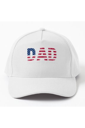 Dad Man Myth Legend Baseball Cap, American Flag Pattern Family Graphic Design, Classic Hat