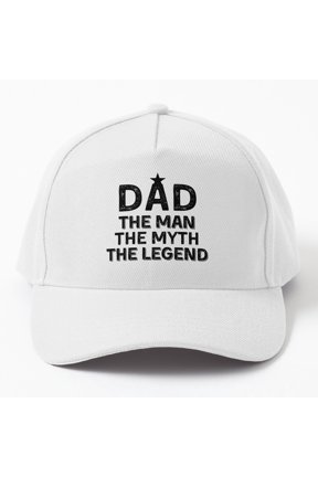 Dad Man Myth Legend Baseball Hat, Awesome Father Family Appreciation Design, Classic Cap