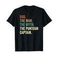 thumbnail image 1 of Dad Man Myth Pontoon Captain Funny Pontoon For Men T-Shirt, 1 of 5