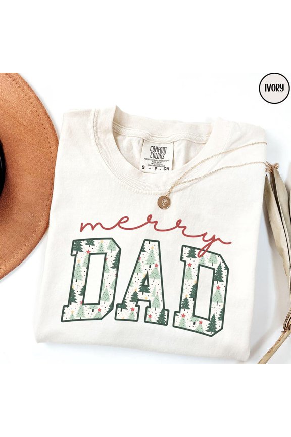 Dad New Daddy Pregnancy Announcement Dada Winter Dad T-Shirt All Size S-3XL