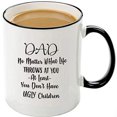 thumbnail image 1 of Dad No Matter What, Ugly Children Coffee Mug,Unique Gag Gift Ideas For Dad- Cool Birthday Father's Day Present For Father From Son Daughter Kids, 1 of 3