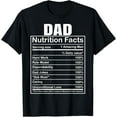 thumbnail image 1 of Dad Nutrition Facts Funny Humorous Dad Quote for Fathers Day T-Shirt, 1 of 4