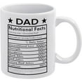 thumbnail image 1 of Dad Nutritional Facts White Ceramic Coffee Mug Funny Coffee Mug 11Oz Ceramic Cute Mugs,Funny Mugs,Gift For Coffee Lovers And Collectors, 1 of 6