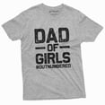 thumbnail image 1 of Dad Of Girls Mens Funny Father'S Day Birthday Tee Shirt For Him Daughters Daddy T-Shirt For Men Unique Gift Idea For Men (X-Large Grey), 1 of 6