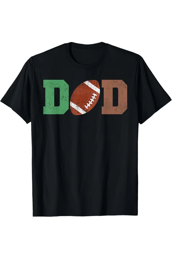 Dad Of The 1 Year Old Football 1st Year Down Birthday Party Unisex T-Shirt, up to Size 5XL