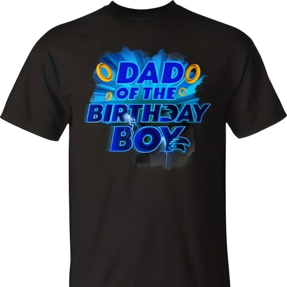 Dad Of The Birthday Boy Hedgehog Family Party Drations T-Shirt
