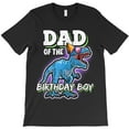 thumbnail image 1 of Dad Of The Birthday Boy Matching Family Dinosaur Birthday, G17223 Unisex T-Shirt, Up to Size 5XL, 1 of 2