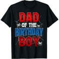 thumbnail image 1 of Dad Of The Birthday Boy Shirt Matching Family Spider Web T-Shirt, 1 of 4
