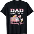thumbnail image 1 of Dad Of The Birthday Girl Ice Cream Truck Bday T-Shirt, 1 of 4