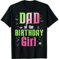 thumbnail image 1 of Dad Of The Birthday Girl Matching Witch Family Bday Party T-Shirt, 1 of 4