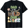 thumbnail image 1 of Dad Of The Wild One 1st Birthday Safari Family Matching T-Shirt, 1 of 4