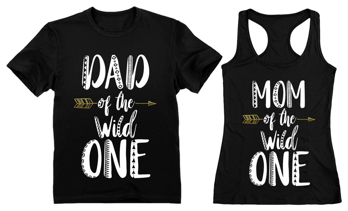 Wild One Matching Shirts Mommy Daddy Shirts First Birthday 