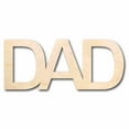 thumbnail image 1 of Dad Only Unfinished Wood Cutout DIY handmade Craft 20" / 1/2", 1 of 3