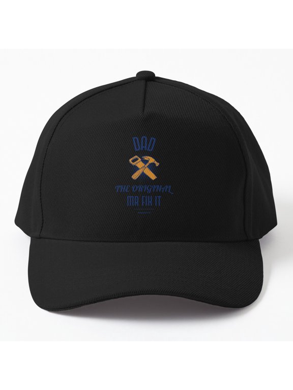 Dad Original Mr Fix It Baseball Cap, Handy Father Repair Statement Design, Classic Hat