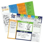 Dad Pad  Planner Pad, 52 Non-dated Weekly Pages plus 322 Planner Stickers 10 x 8