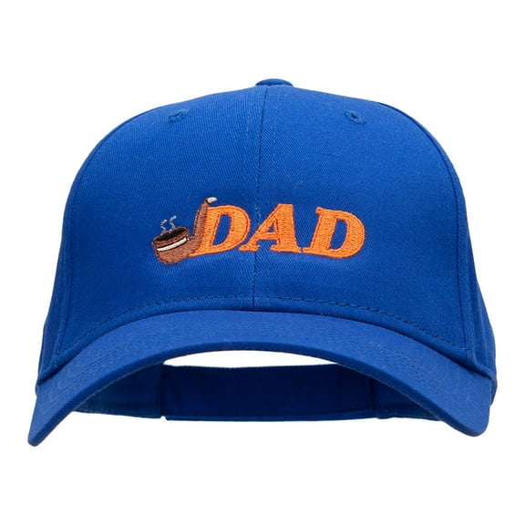 Dad Pipe Embroidered Cotton Twill Low Profile Cap - Royal OSFM