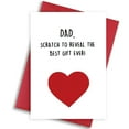 thumbnail image 1 of Dad Scratch-Off Card - "Reveal the Best Gift Ever!" Unique Gift Idea with Red Envelope - Fun Surprise for Father's Day, Birthday, or Just Because, 1 of 3