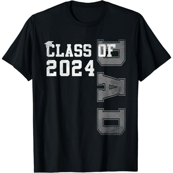 Dad Senior 2024 Proud Dad Of A Class Of 2024 Graduate Father T-Shirt