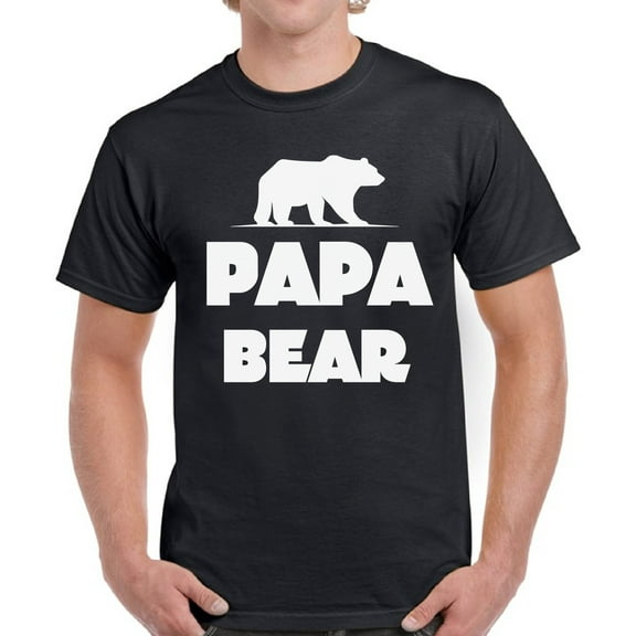 Dad Shirt - Men's Graphic Tees - Papa Bear Fathers Day Gifts from Son Daughter Wife