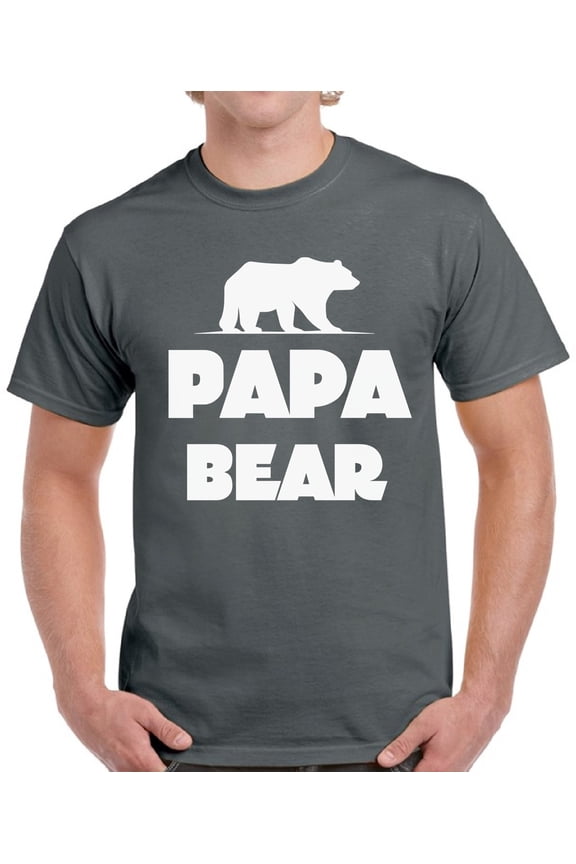 Dad Shirt - Men's Graphic Tees - Papa Bear Fathers Day Gifts from Son Daughter Wife