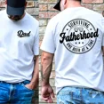 thumbnail image 1 of Dad Shirt, Surviving Fatherhood One At A Time Front And Back Shirt, Funny tshirt Loving Dad Gift, 1 of 6