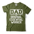 thumbnail image 1 of Dad Shirt The Original Essential Worker Shirt Fathers Day Gift Tee Funny Dad Shirt Dad Gifts (Small Military Green), 1 of 6