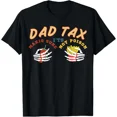 thumbnail image 1 of Dad Skeleton Tax Joke Funny Halloween Humor Gift Idea Unisex T-Shirt, for men & women, up to size 5XL, 1 of 2